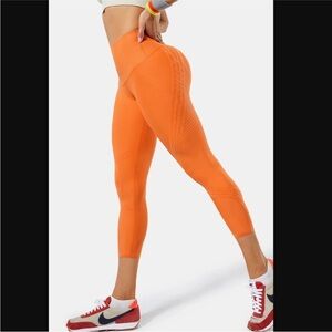 Fanka Body Sculpt Reversible 7/8 Leggings Orange Small